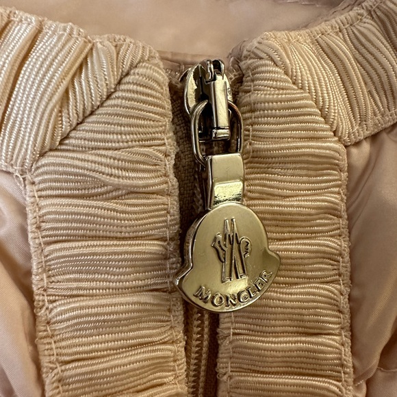 Moncler Kids Longue Saison Puffer Jacket in Light Pink size 12 - Picture 8 of 16